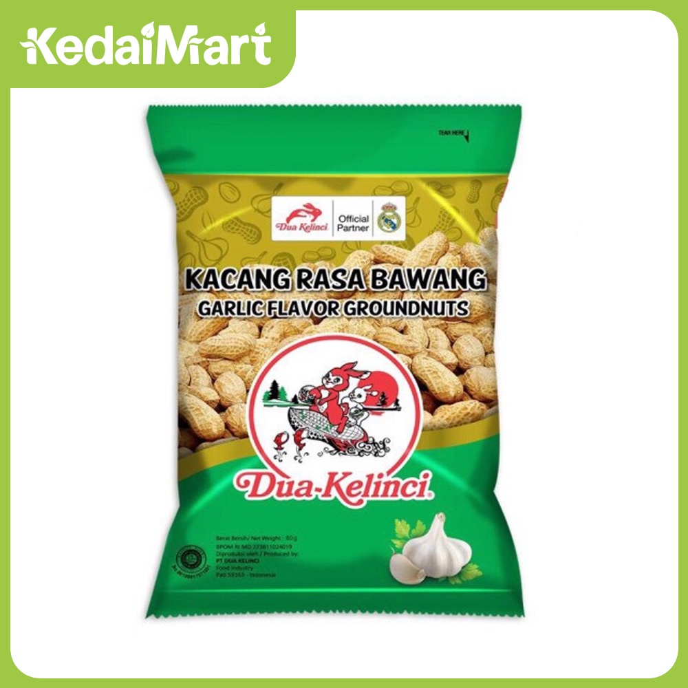 

Dua Kelinci Kacang Garlic Nut 80 Gram