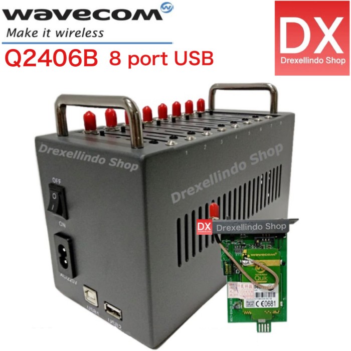 Mdo Modem Pool 8 Port Usb New Q2406B Mini