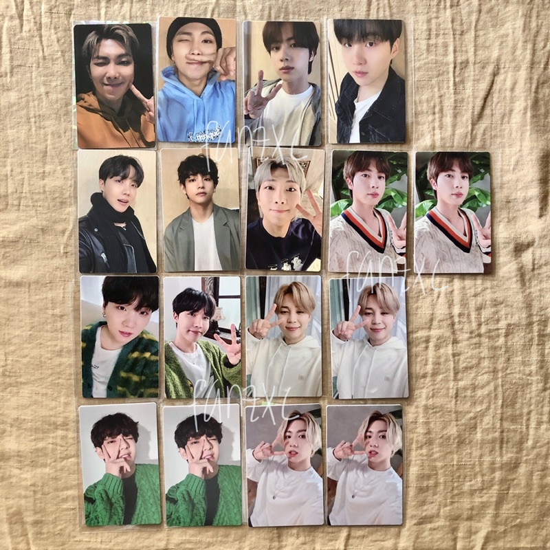 BTS BE Deluxe & Essential Album — LUCKY DRAW EVENT PC PHOTOCARD RM JIN SUGA JHOPE JIMIN V JUNGKOOK
