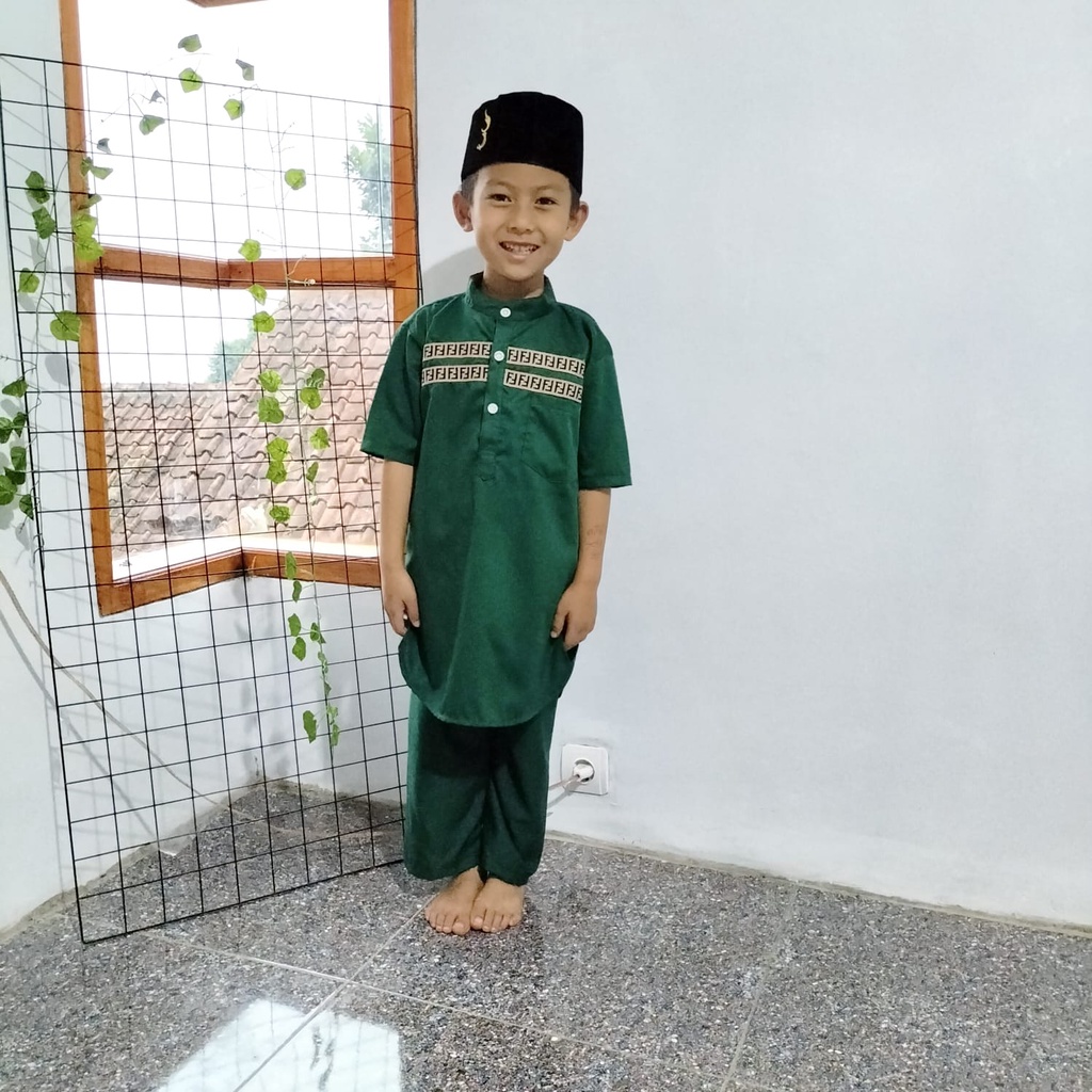 SETELAN KOKO ANAK //SETELAN KURTA ANAK 1-12 TAHUN bahan toyobo