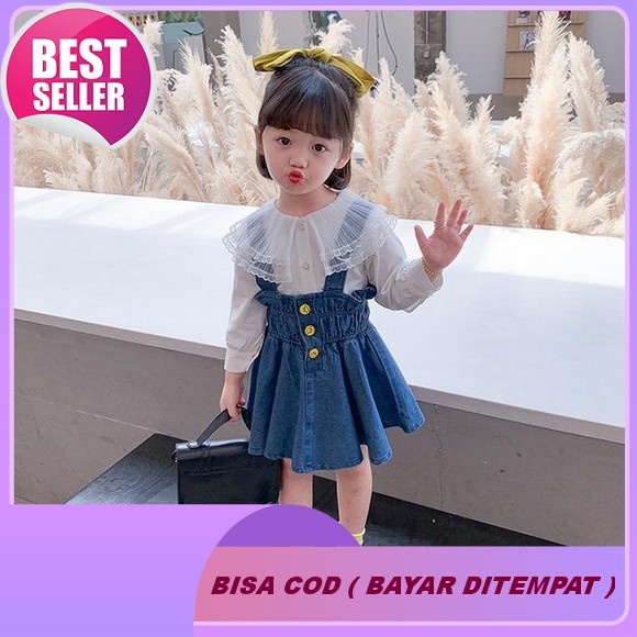 Xp Dress Anak Cewek Ala Korea Gaun Pesta Fashion Impor Ulang Tahun Umur 4 Sampai 9 Kebaya Premium La