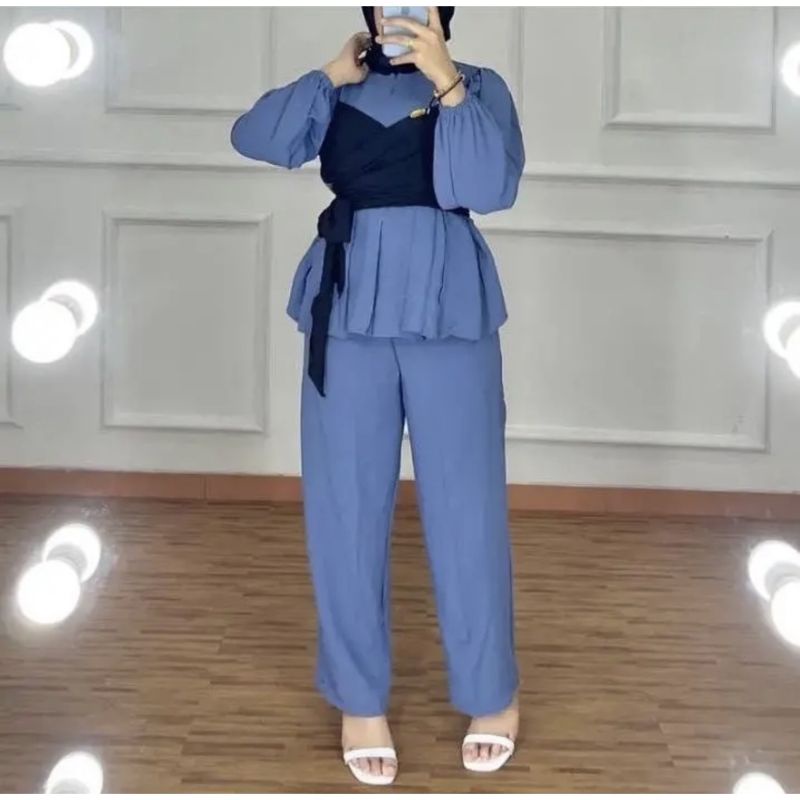 LESTI SET/ SETELAN ONE SET WANITA CRIKLE