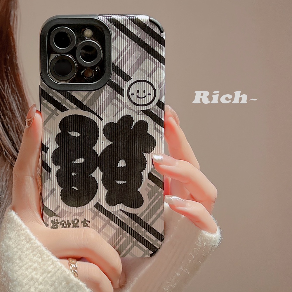 Casing 2023tahun Baru Cina Big Smile Rich Silikon Case Untuk Iphone 14x11 12 13 PRO MAX Casing Cover Pelindung