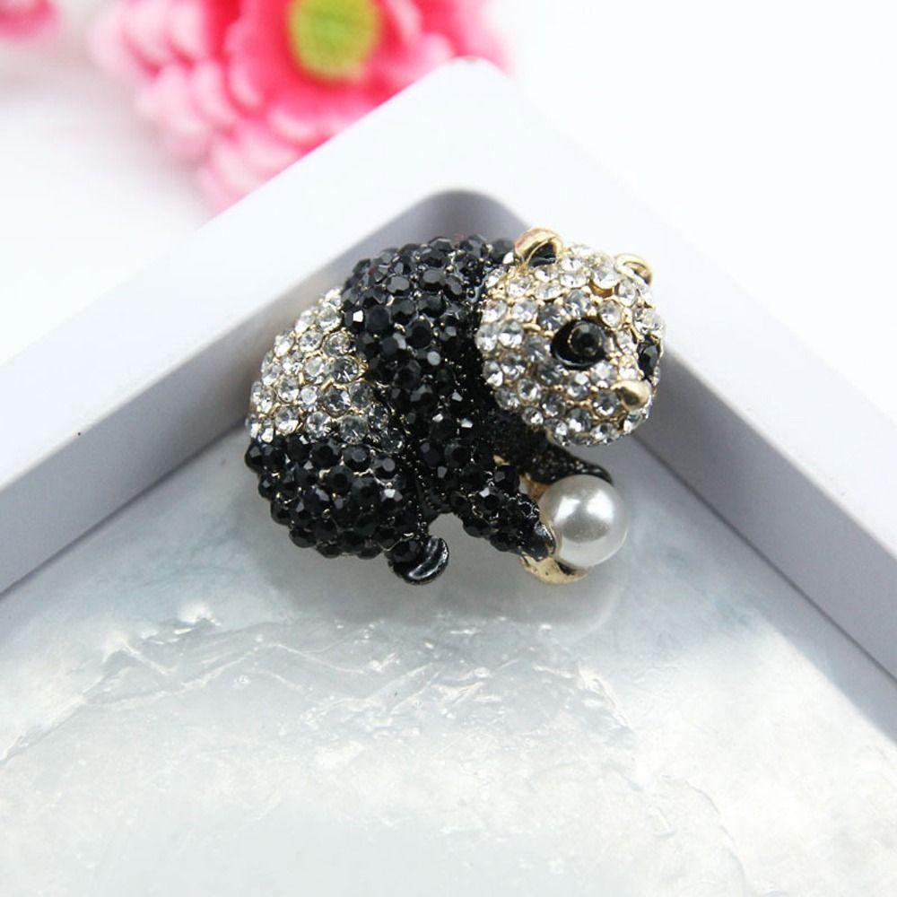 Agustina Wanita Bros Trendi Halus Shiny Niche Design Suit Aksesori Gadis Hadiah Berlian Imitasi Alloy Aksesori Pakaian