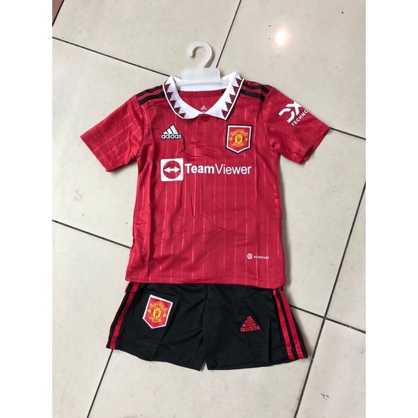 Setelan jersey klub eropa bola anak GO import umur 3-12 tahun