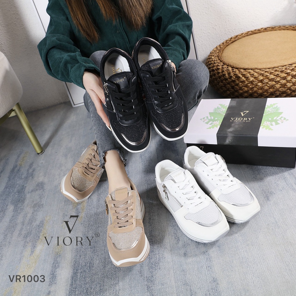 VIORY Sneakers Zipper Shoes #VR1003 ORIGINAL