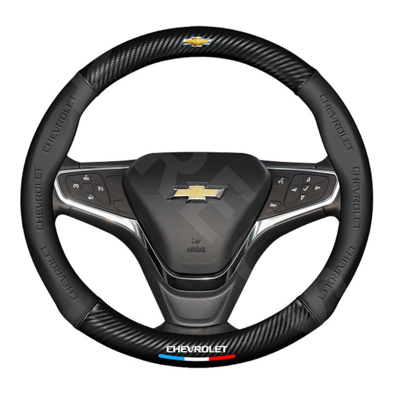 Chevrolet Sarung Setir Mobil Mobil Untuk Spin Orlando Captiva Lova Zafira Trax Colorado Aveo Spark Auto Steering Wheel Cover Pelindung Kemudi Interior Mobil Logo Printing 3D