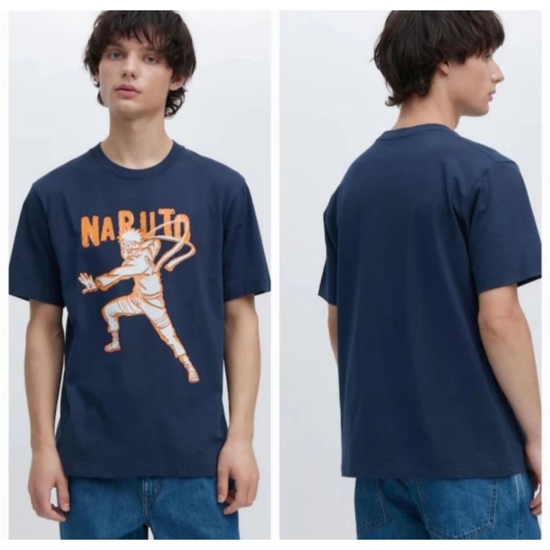 Kaos Uniqlo UT Naruto Archive Navy New and ORIGINAL