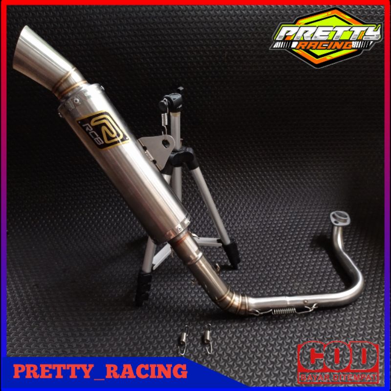 Knalpot Motor RCB / Knalpot racing / Knalpot beat / Knalpot beat karbu / knalpot beat fi / Knalpot v