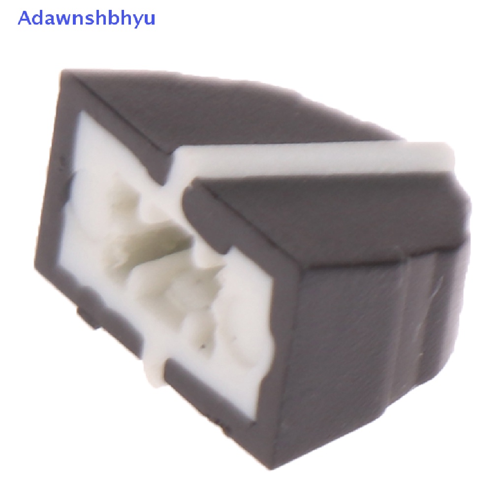 Adhyu 10pcs DBX2231 Equalizer Fader Cap 11MMX9MM Lubang 4MM Potensiometer Fader Knob Cap ID