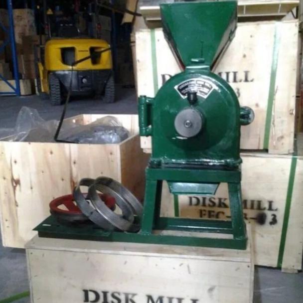 Mesin giling bumbu / tepung disk mill FFC 15 + rangka mini