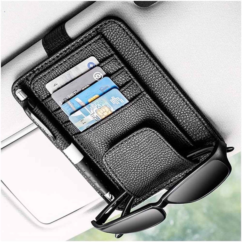 Tempat Kartu Mobil/ Universal Sun Visor organizer Car CD Kacamata Gantung Kotak Tisu Mobil