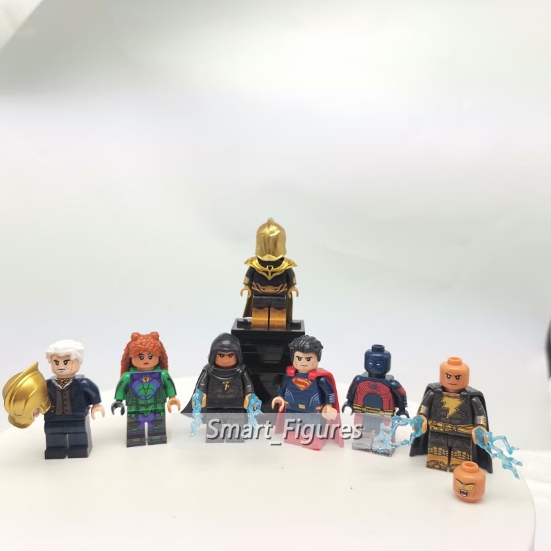 Mainan Action Figure Minifigures Johnson Doctor Fate Cyclone Superman Atom Smasher X0349 Untuk Hadiah