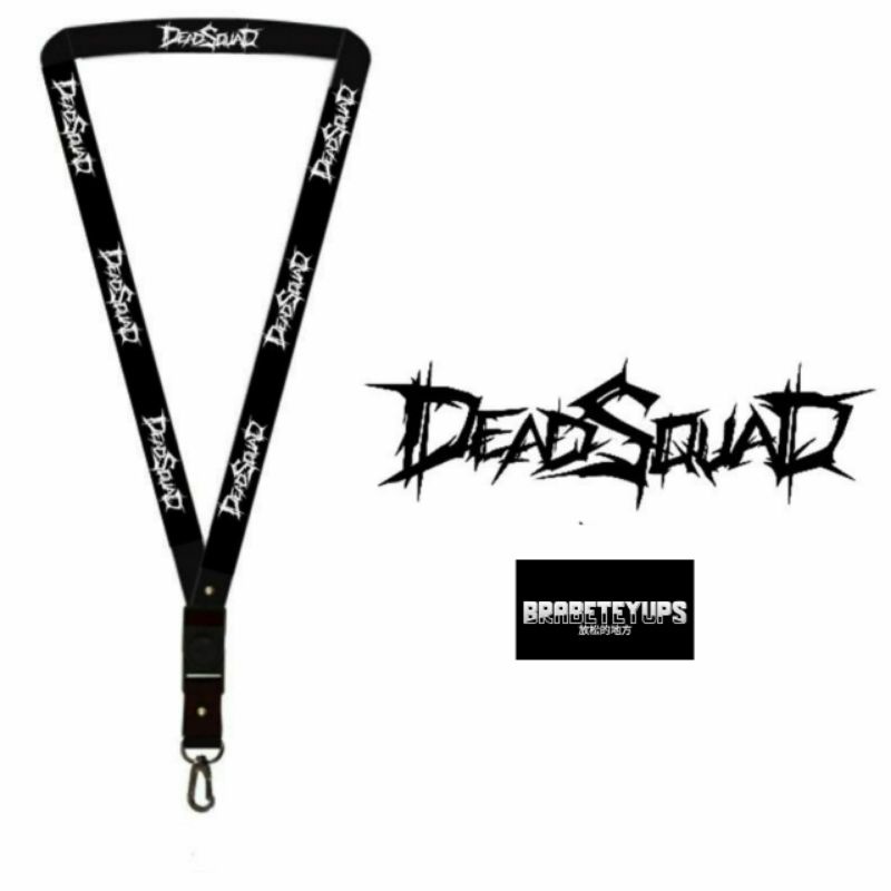 

lanyard DEADSQUAD - NIRVANA - MOTORHEAD - OASIS - AVENGED SEVENFOLD - IRON MAIDEN - MISTIFS gantungan kunci band metal / tali lanyard band gantungan leher name tag id card / pods