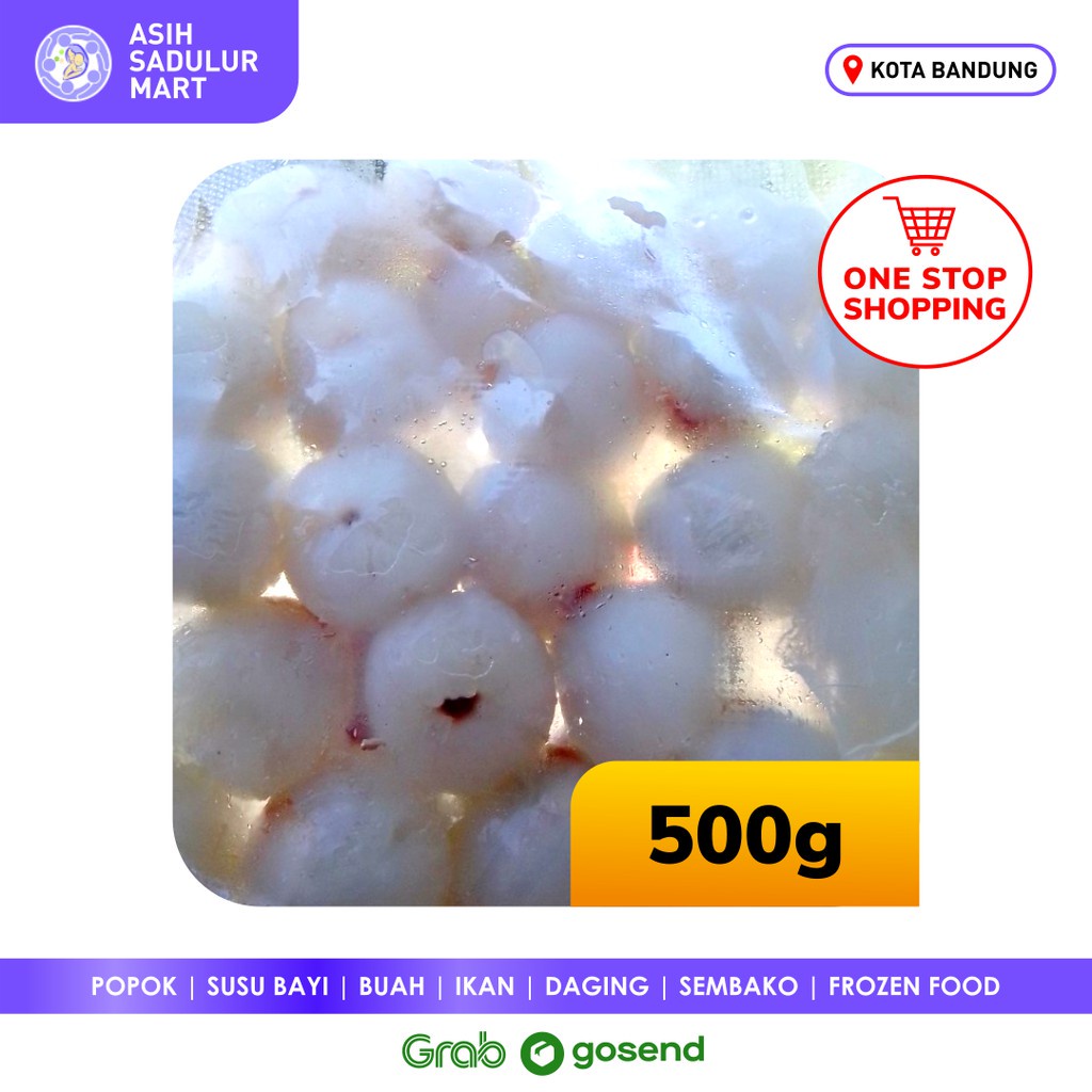 Leci Madu Lechee Frozen 500g Promo Bandung | Asih Sadulur Mart