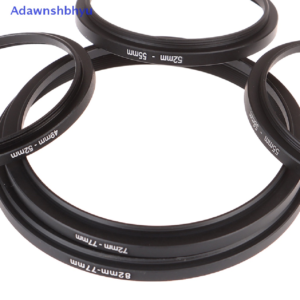 Adhyu 49 52 55 58 72 77 82 mm Lensa Step Up Down Ring Filter Semua Adaptor Kamera Set ID