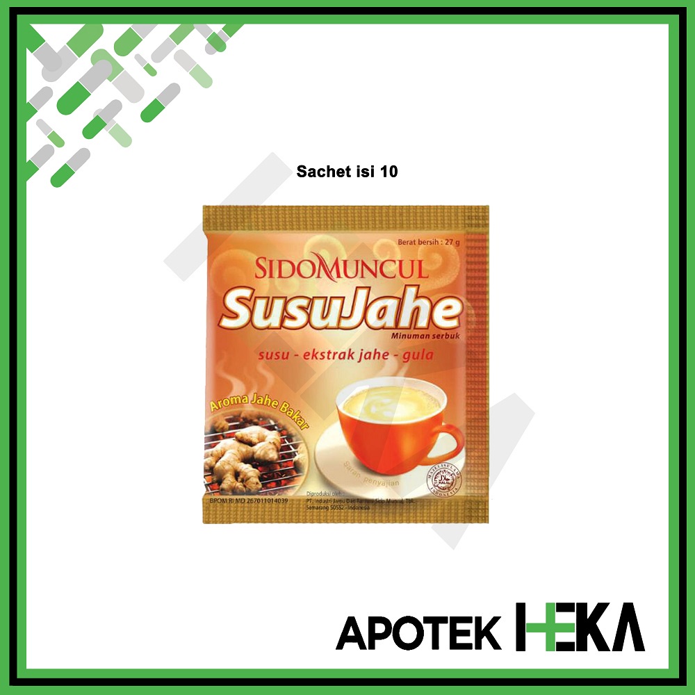 Susu Jahe Sido Muncul isi 10 Sachet - Minuman Kesehatan (SEMARANG)