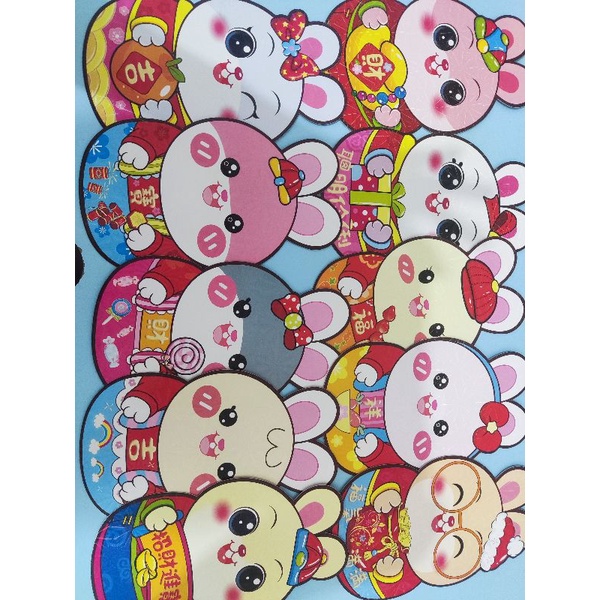 

SALE ANGPAO IMLEK NEW YEAR Hologram murah Tebal motif karakter kelinci