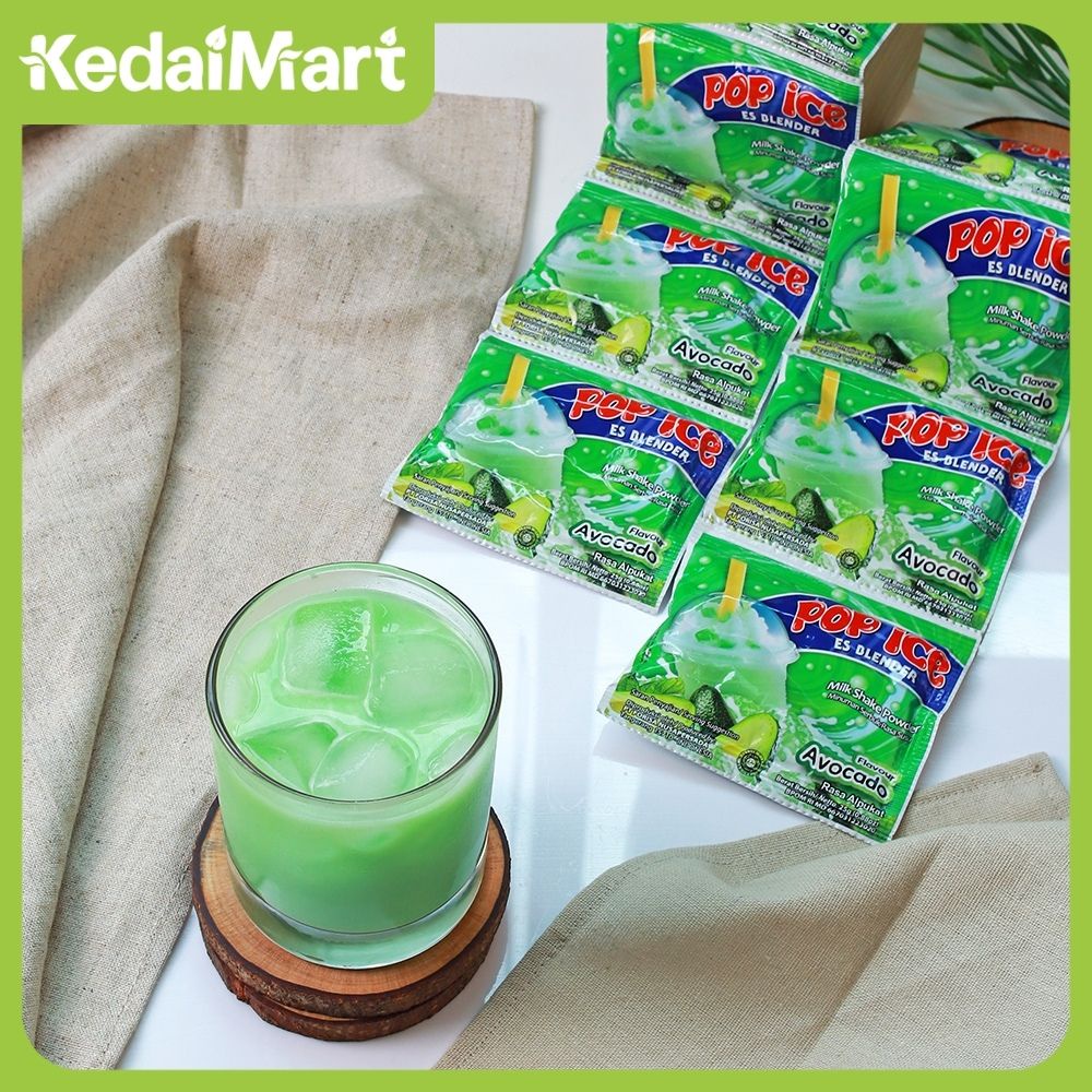 

Pop Ice Minuman Es Blender Rasa Alpukat Isi 10 x 25 Gram