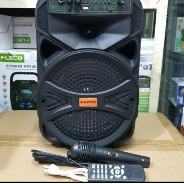 Recomended COD SPEAKER BLUETOOTH  FLECO 8'5 INCH F-6691 PLUS MIC KARAOKE + REMOTE SUPER X-BASS//SALO