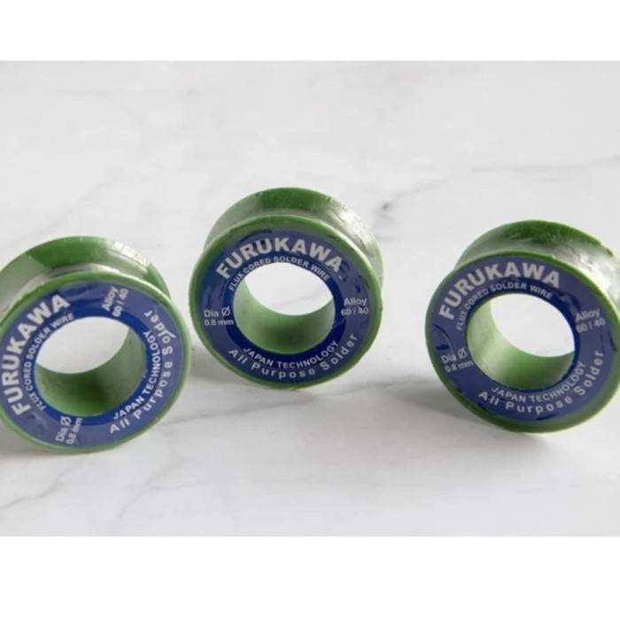 FREE ONGKIR !! Timah furukawa 10 Meter Flux Cored Solder Wire 0,8mm Grosir Termurah