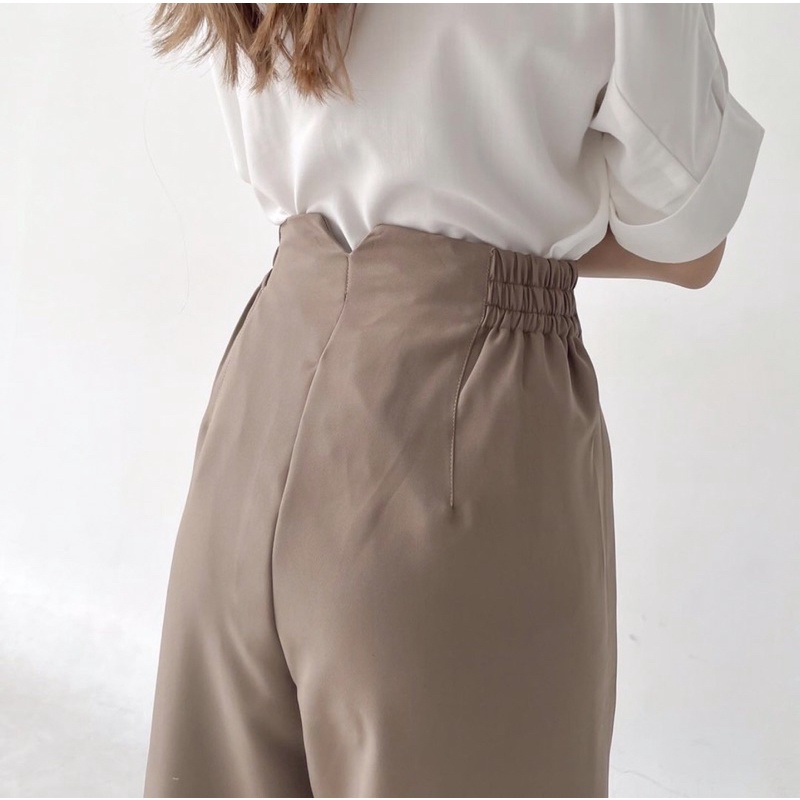 SANLY CULLOTES KOREA LONG PANTS PETITE FRIENDLY - CELANA KULOT WANITA PREMIUM - CELANA KERJA PANJANG FORMAL WANITA - HADIAH ATAU KADO ULTAH CEWEK