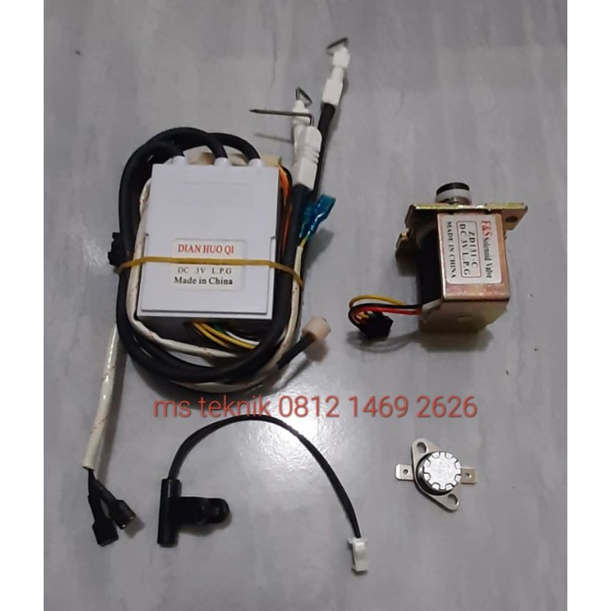 Paket spare part water heater gas low pressure