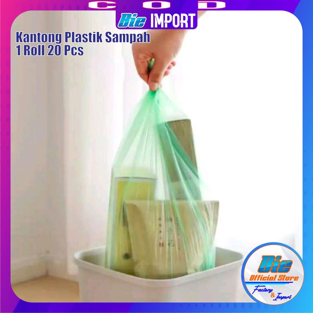 Plastik Kantong Sampah Roll isi 20 Pcs Impor Best Seller