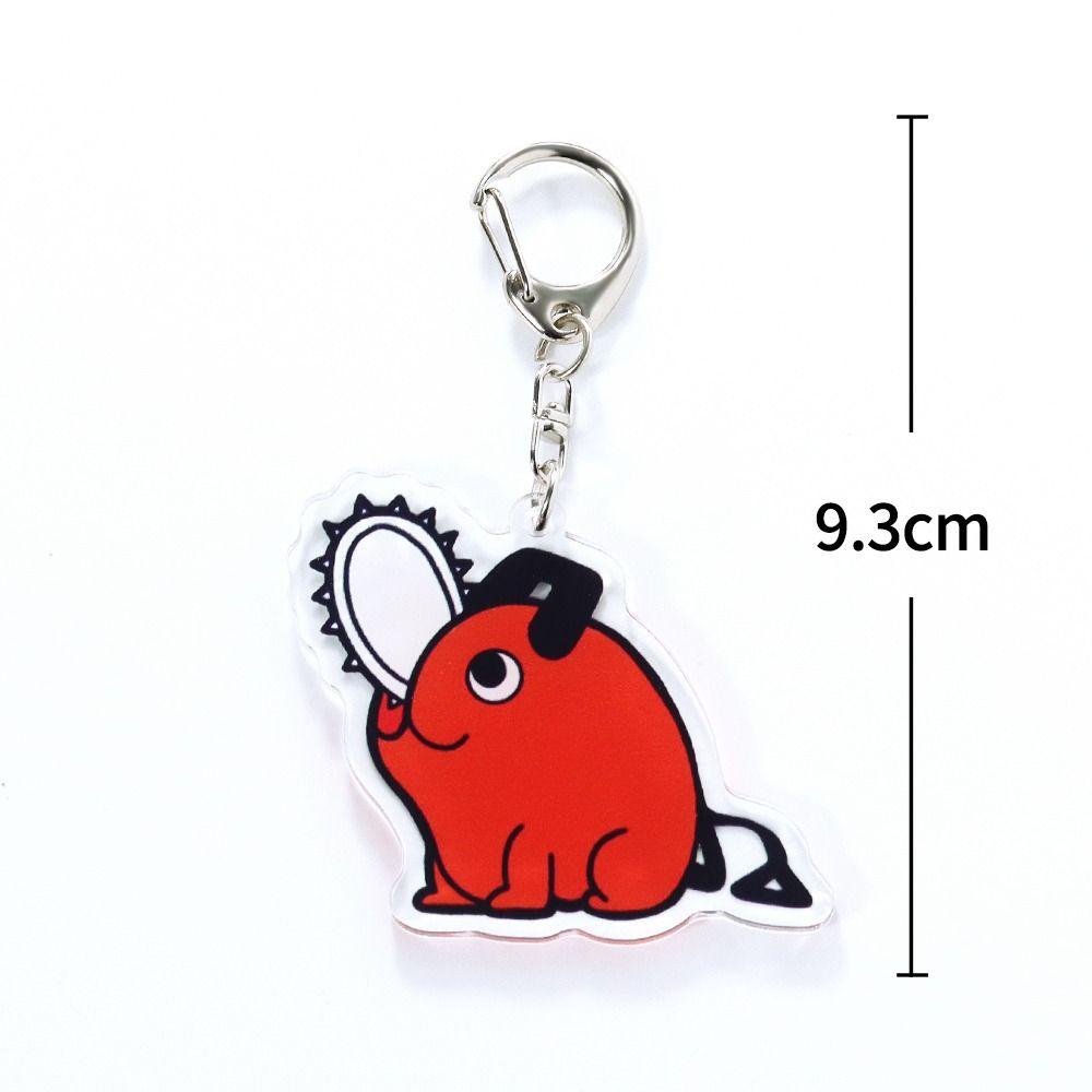 Needway Chainsaw Man Gantungan Kunci Fashion Pernak Pernik Dekorasi Gantung Gantungan Kunci Mobil Pochita Jewelrys Tokoh Anime Handbag Charms Acrylic Chainsaw Man Keyring