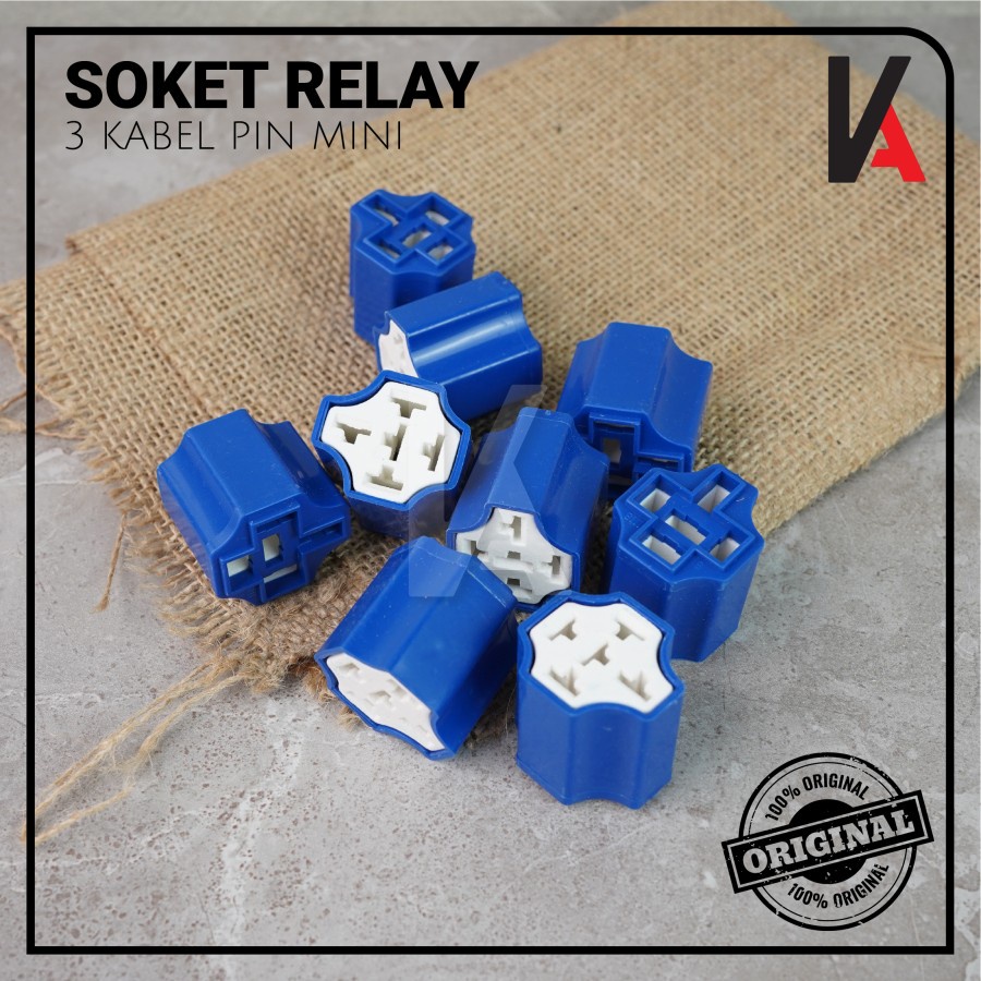 RUMAH RELAY KERAMIK / SOKET RELAY KERAMIK / KERAMIK KOSONGAN / 5 PIN