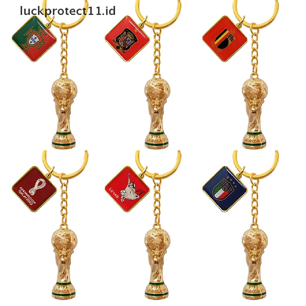 /Fashion Hot// Fashion// 2022bola Piala Dunia Korek Negara Bendera Gantungan Kunci Liontin Football Key Ring Liontin Aksesoris Piala Eropa Gantungan Kunci Hadiah Untuk Penggemar.