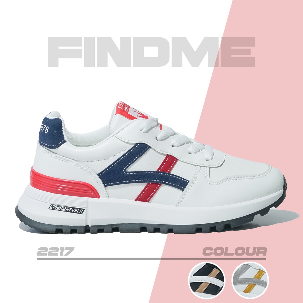 SEPATU SNEAKERS WANITA PUTIH ANTI SLIP HIGHSOLE IMPORT GAYA KOREA SIMPLE MINIMALIS 2217