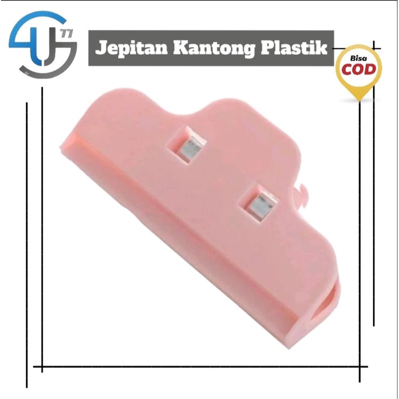 US080 Jepitan Kantong Plastik Makanan Alat Jepit Pengaman By Toko Haji Usman