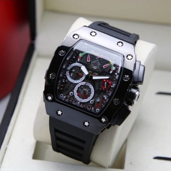 COD TERBARU JAM TANGAN PRIA RM 35051 CHRONO VARIASI LENGKAP GRATIS BOX DAN BATERAI