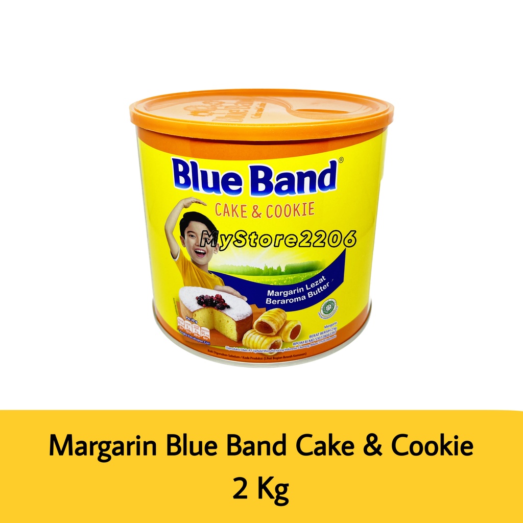 Margarin beraroma Butter merek Blue Band Cake &amp; Cookie 2000gr (2kg)