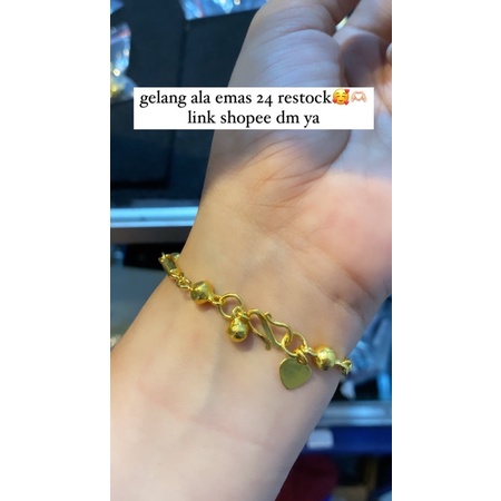 gelang ala emas 24