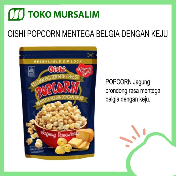 

Oishi Popcorn Rasa Mentega Belgia Dengan Keju 100gr