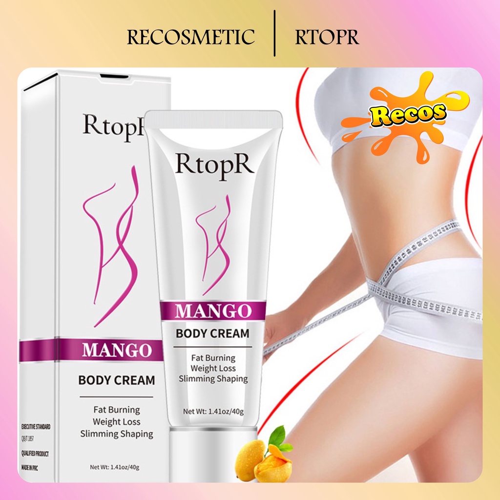 Rtopr Krim Slimming pinggang krim panas untuk menurunkan berat badan Slimming Weight Lose Body Cream Shaping Create Beautiful