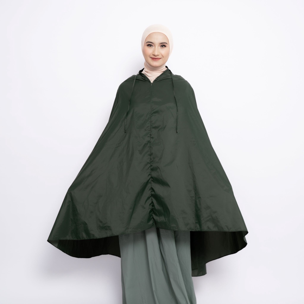 ALIF MUKENA MINI TWO TONE PARASUT PREMIUM KOREA TRAVEL - GARDENIA ( MKN-324 )