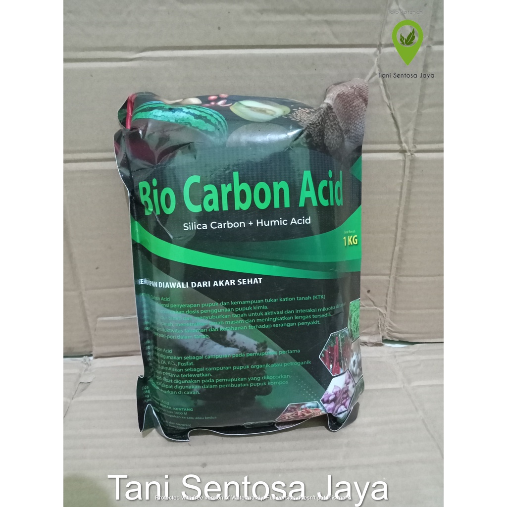 Pupuk Mikro  Biocarbon Acid 1kg - Pupuk Organik Silika Carbon dan Humid Acid