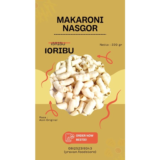 

Camilan "Makaroni Nasgor" by yravan.foodstore