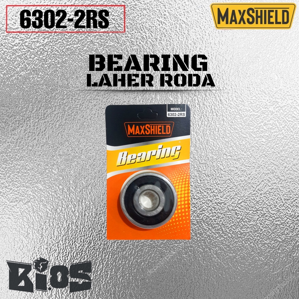 BEARING LAHER RODA 6300 6301 6302 TIPE (2RS) MERK MAXSHIELD