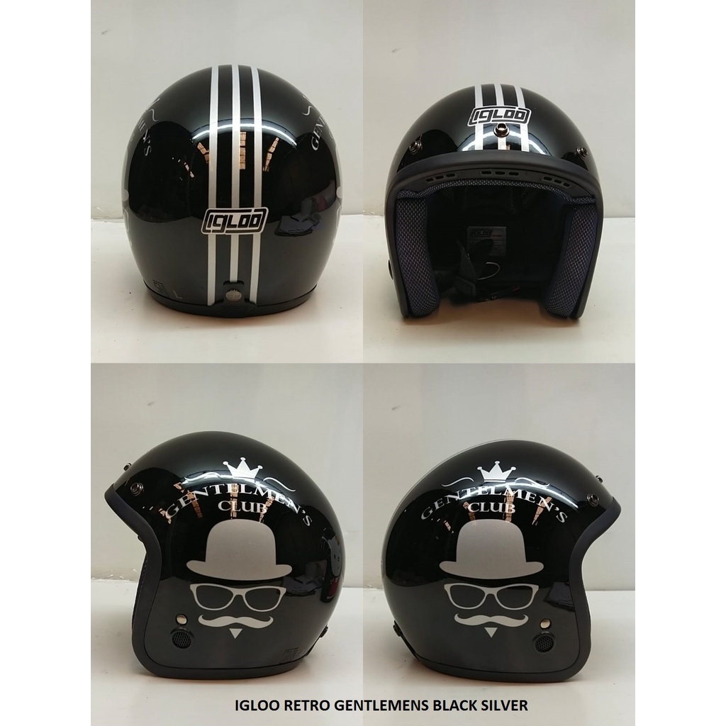 HELM IGLOO, Bogo Retro, IGLOO NEW EDITION size L SNI