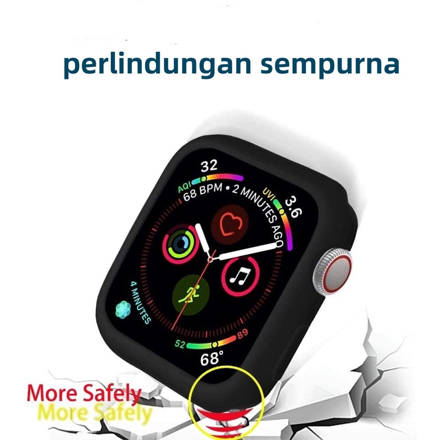 iWatch Candy Soft Case Apple Watch 9 8 7 6 SE Screen Protector for iWatch 38 40 41 42 44 45mm