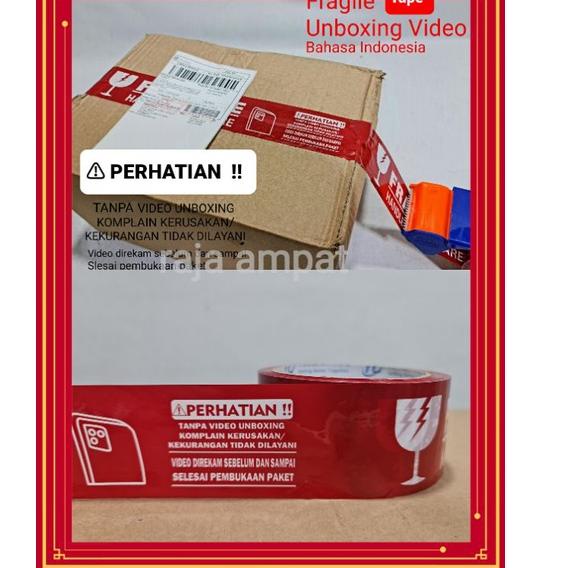 

ㅍ LAKBAN FRAGILE UNBOXING / MAKE YOUR VIDEO UNBOXING / LAKBAN MUDAH PECAH BELAH VARIAN SATUAN ㅟ