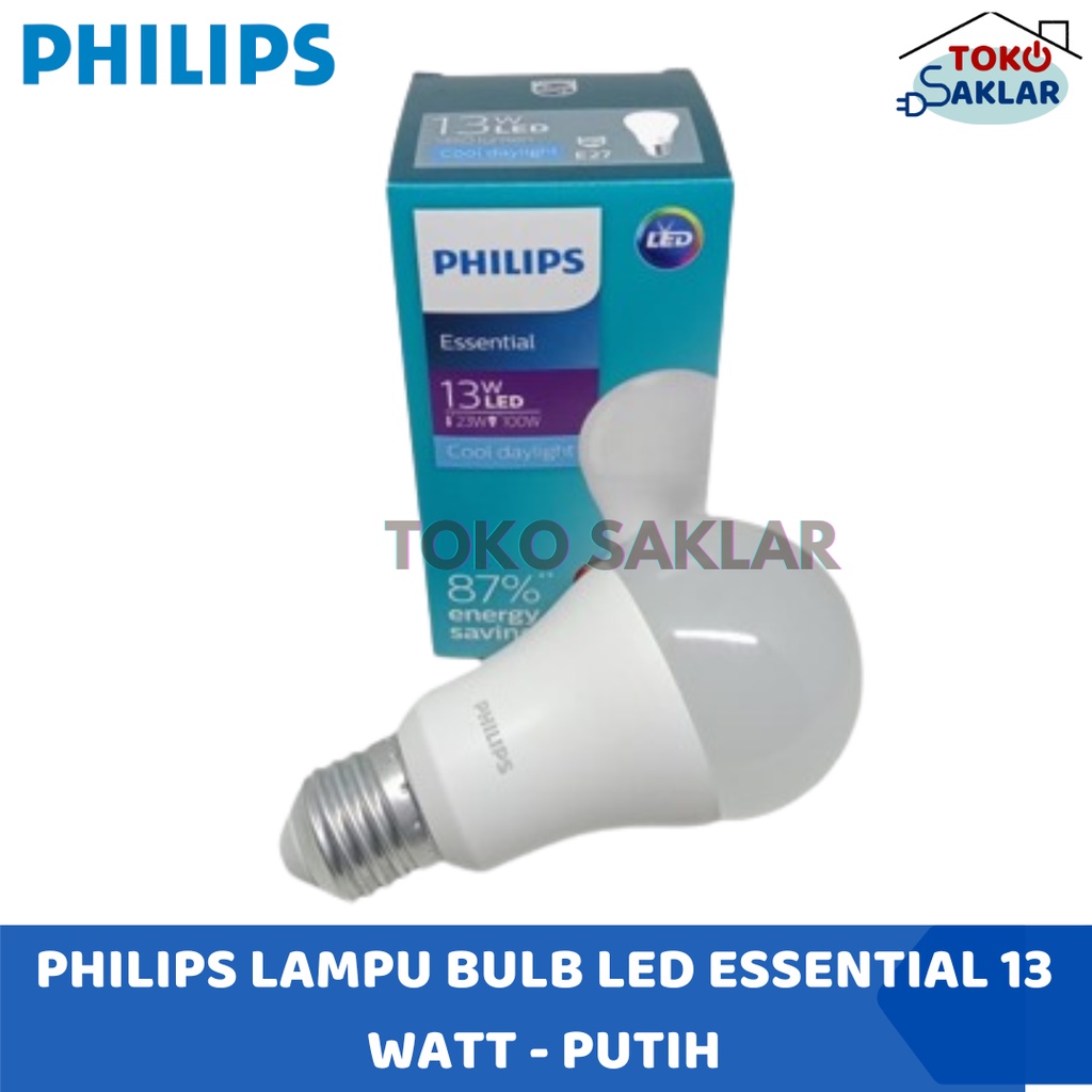 Philips Lampu Bulb LED Essential 13 Watt