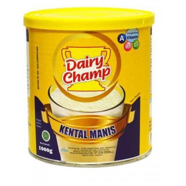 

Super promo Dairy Champ 1kg / kemasan kaleng skm BTF