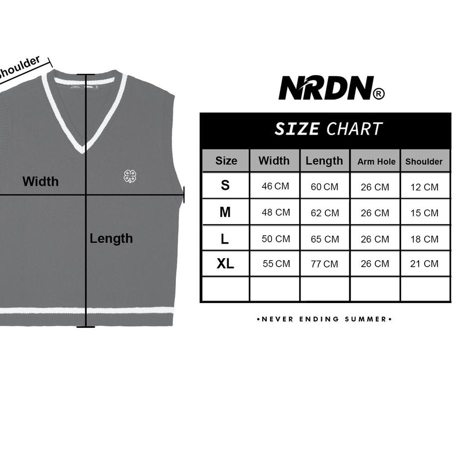 NRDN Clothing Sweater CLOVER VEST KNITWEAR BLACK