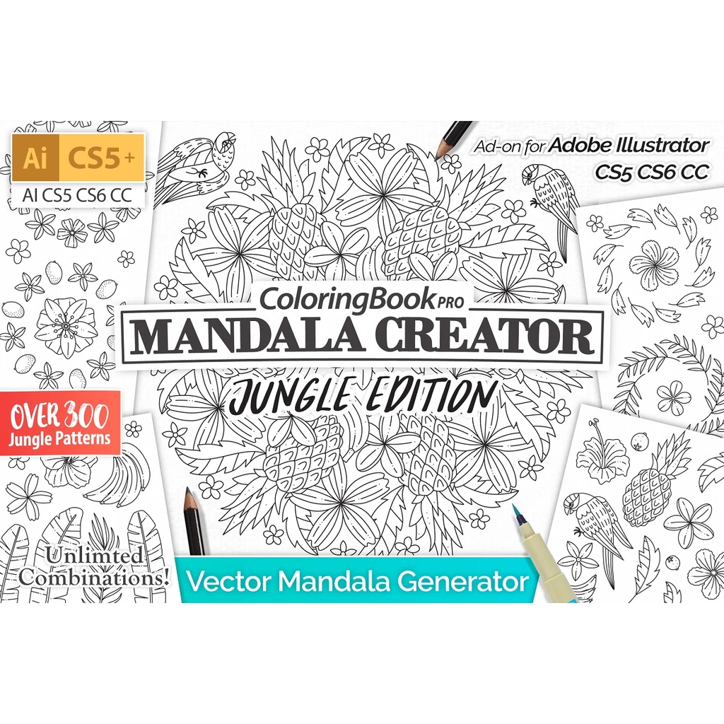 Mandala Creator Jungle Edition