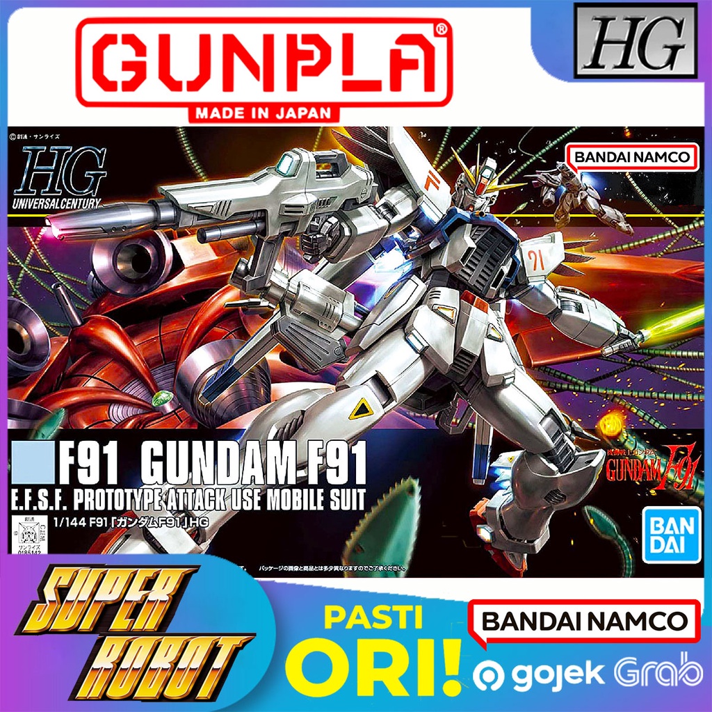 BANDAI HG F91 Gundam F91 - HGUC